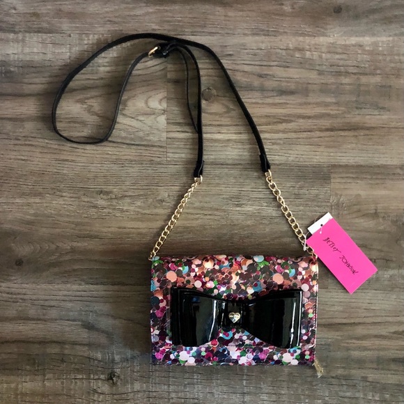 Betsey Johnson Handbags - HP 🎉 NWT Betsy Johnson Confetti Crossbody